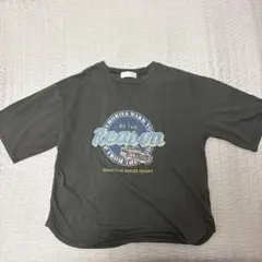 グレー 半袖Tシャツ