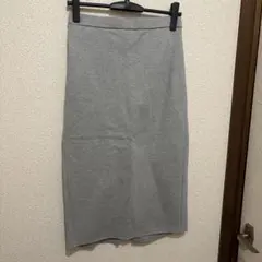 GU グレー タイトスカート ひざ丈