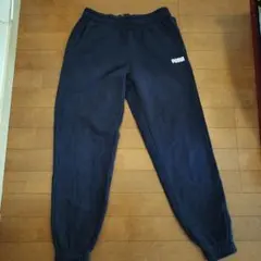 PUMA 裏起毛スエット　ネイビー164cm
