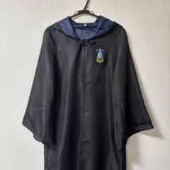 ハリーポッター　ローブ＋ネクタイ＋マフラー　青　レイブンクロー風　Mサイズ