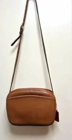 美品 OLD COACH ショルダーバッグ 斜め掛け グラブタンレザー 9931