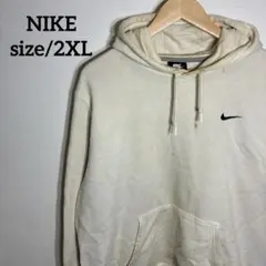 00sNIKE ワンポイント刺繍ロゴ パーカー スウェット