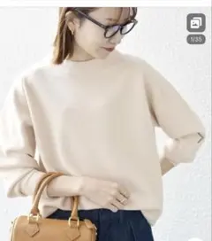 SHIPS any　シップスエニィ　ミラノリブプルオーバー　ニット