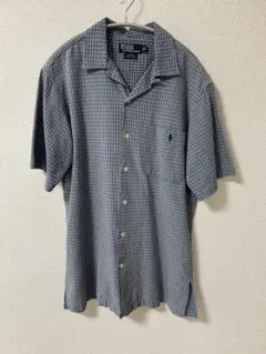 polo by ralph lauren チェックオープンカラーシャツ