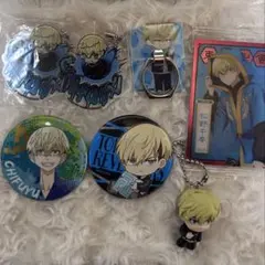 東京リベンジャーズ　松野千冬　まとめ売り　缶バッジ　キーホルダー