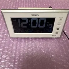 CITIZEN デジタル置時計 電波時計 温湿度計付きのサムネイル