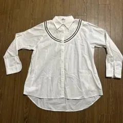 キョウコヒガ　レース　長袖シャツ　チュニック　タグ付き　LLのサムネイル
