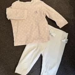 ユニクロ　ミニー　長袖　フリース　パジャマ　女の子　90センチ