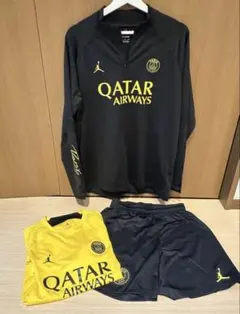 こうじさま専用】Jordan x PSG ブラックジャージ 上下セット - メルカリ