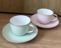 【希少】Noritake ノリタケ　ダイヤモンドコレクション　カップ&ソーサー