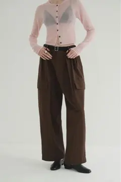 CLANE WIDE TUCK WORK PANTS