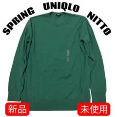 UNIQLO 　新品.未使用 ウォッシャブルコットンクルーネックセーター XL