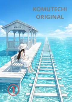 水の上の駅　デジタルアート　2Lサイズ