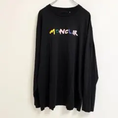 【未使用級 24SS XL】MONCLER ロンT プリントTシャツ 袖ロゴのサムネイル