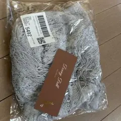 Dorry Doll パールビジュー付ラメショール　シルバー　結婚式　パーティにのサムネイル