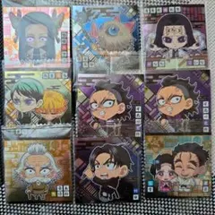 鬼滅の刃 ディフォルメシール　ウエハース其ノ十四 　9点