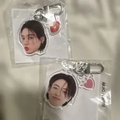 treasure ハルト　顔アクキー　「喜」「キス顔」セット