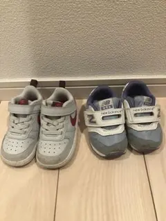 訳あり2足セット！NIKE 12cm ニューバランス12.5cm