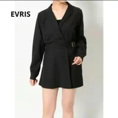 【お値下げ歓迎】 EVRIS アグリス　ロングスリーブシャツコンビネゾン
