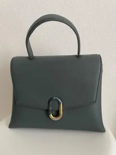 チャールズ＆キース/ダークグリーン ショルダーバッグ