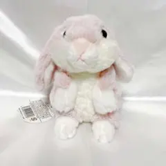 ロップイヤー　ぬいぐるみ　キュート　リアル　ピンク　新品　ふわふわうさぎ
