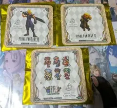 FF7クラウド FF16クライヴ等 スクエニカフェ新宿 限定コースター他 FF7クラウド FF16クライヴ等 スクエニカフェ新宿 限定コースター他