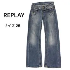 REPLAY リプレイ（W25 L32）デニムパンツ ジーンズ Gパン ボトムスのサムネイル
