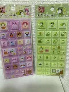 m*g様 お茶犬 タイルシール 2枚セット