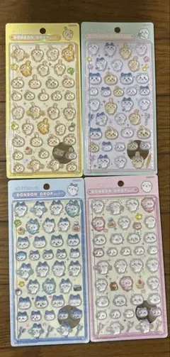 正規品 ちいかわ ボンボンドロップシール ボンドロ 第一弾 4種セット