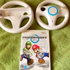 マリオカートWii ハンドル2個セット