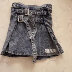ANAP GIRL デニムスカート Mサイズ ベルト付き