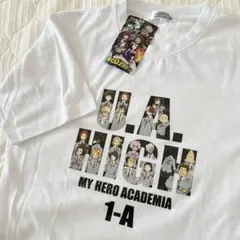 タグ付き新品未使用 白 僕のヒーローアカデミア Tシャツ Ｌ