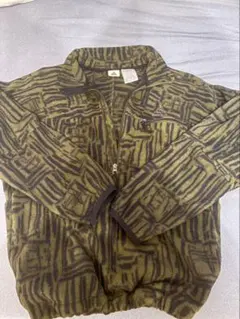 90s NIKE acg ハーフジップフリース　迷彩