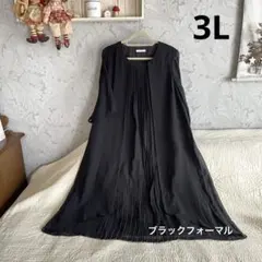 ＊新品　大きいサイズ＊ 3L ブラックフォーマル　ワンピース＊喪服　卒業入園入学