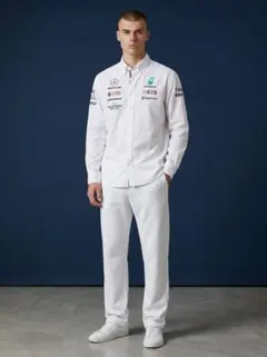 本日のみ！未使用！Tommy Hilfiger Mercedes 長袖シャツのサムネイル