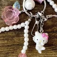 平成レトロ 限定ハローキティkitty ネックストラップ - メルカリ
