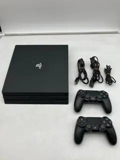 PlayStation 4 Pro 本体 2コントローラー付き - メルカリ