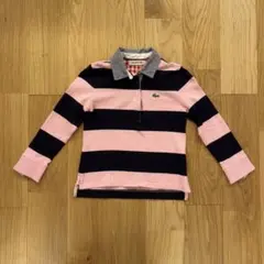 Lacoste ラコステ ストライプ 長袖ポロシャツ