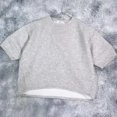 SIMPLICITE グレー 半袖トレーナー　春夏　レディース　フリーサイズ