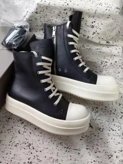 Rick Owens チャンキーソール ハイヒール　ブーツ　RP4864 Rick Owens チャンキーソール ハイヒール ブーツ RP4864 2025年最新