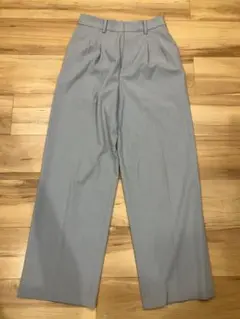 UNIQLO ワイドパンツ S ブルー