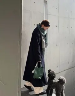 超美品　JULY NINE ノーカラーコート