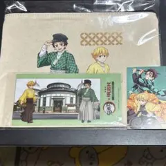 明治村 鬼滅の刃コラボ チケット風カードつきポーチ コラボゲーム特典