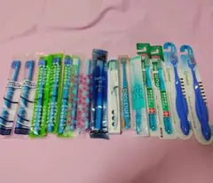 ブルーの歯ブラシ　15本セットのサムネイル
