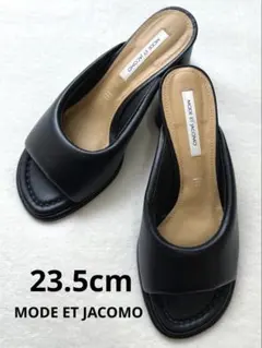 【美品】MODE ET JACOMO ミュールサンダル レザー 本革 レザーのサムネイル