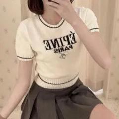 ÉPINE PARIS summer knit white