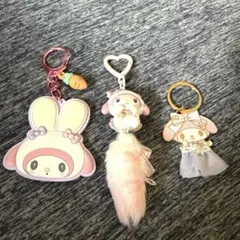 サンリオ　マイメロ　キーホルダー　3個セット