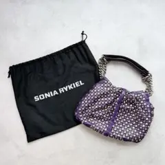 Sonia Rykiel スタッズ　ショルダーバッグ　保存袋付きのサムネイル