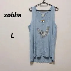 ⭐️美品⭐️zobha 水色 【L】 タンクトップ タグ付き