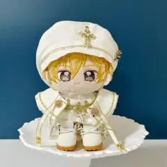 10〜12cm ぬい服　ぬいぐるみ服　いつぬい　あんスタ　聖歌隊　4点セット　白